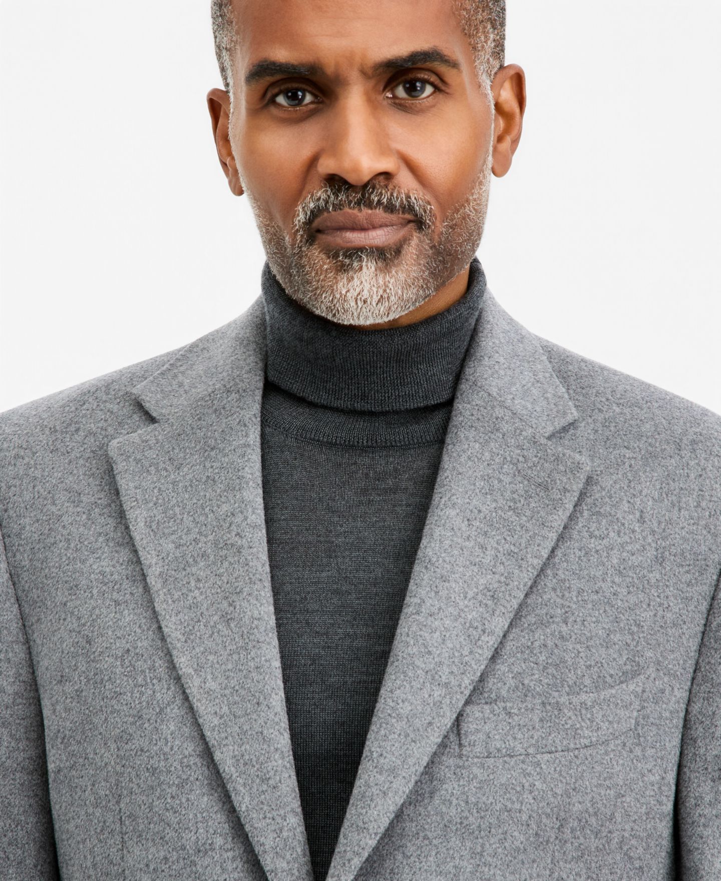 Мужской пиджак Michael Kors Classic-Fit Wool & Silk Blend Luxury Sport Coat, цвет: Серый — фото 3