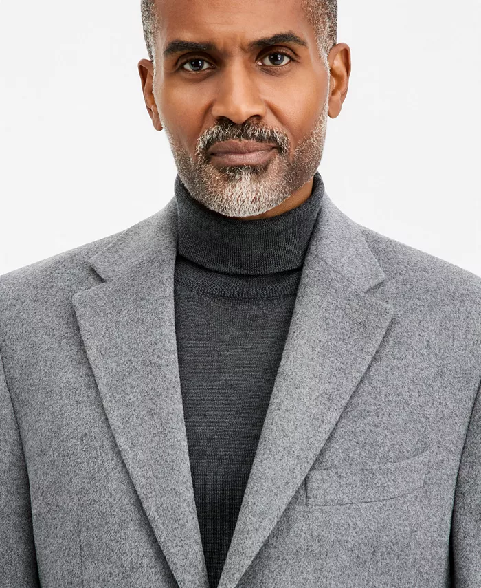 Men's Wool Cashmere Blend Luxury Classic-Fit Sport Coat - thumbnail 3