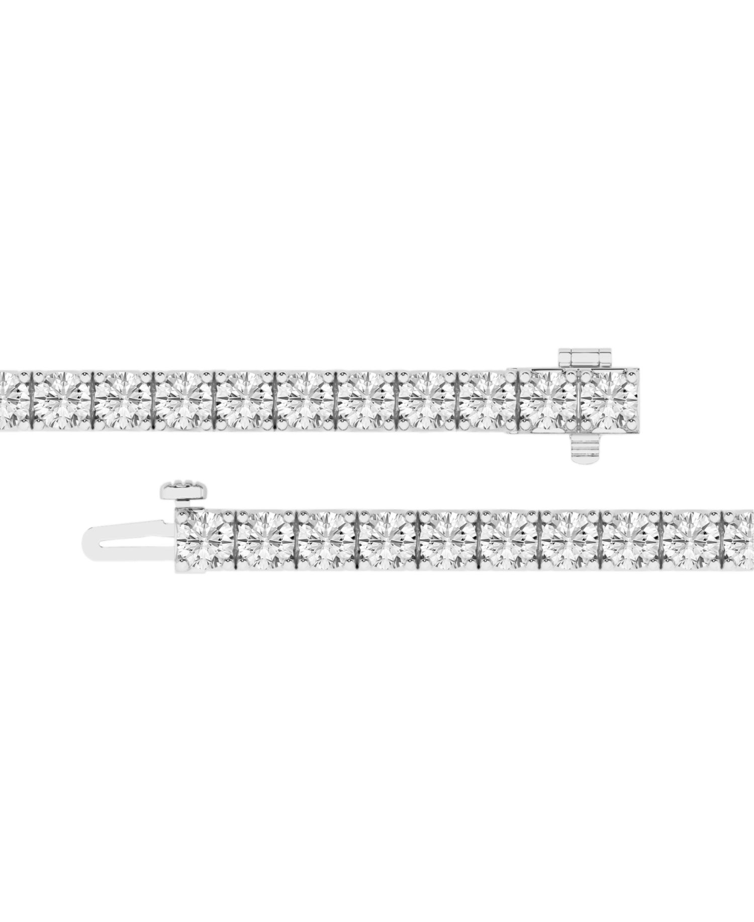 Men's Lab Grown Diamond (12 ct. t.w.) Bracelet in Sterling Silver