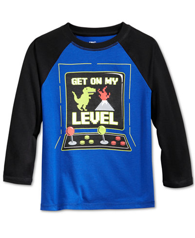Epic Threads Little Boys' Long-Sleeve Graphic-Print T-Shirt, Only at Macy's