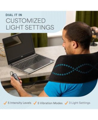 Red Light Therapy Belt – 660nm & 850nm Infrared Therapy Wrap for Back, Shoulders & Body, Triple Chip LEDs, Portable Heating Pad