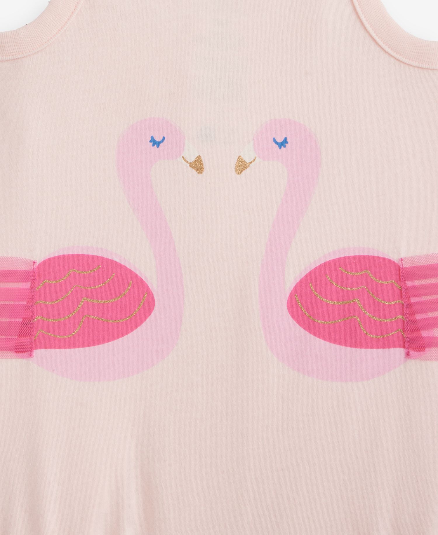Baby Girls' 0M-24M Two Flamingos Sunsuit