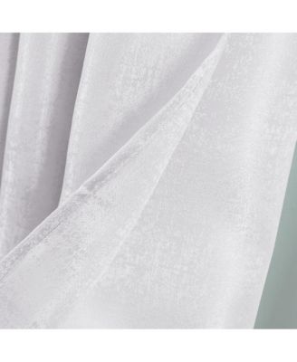 Oliva Gray Nora Embossed Blackout Grommet Panel - 52x90"