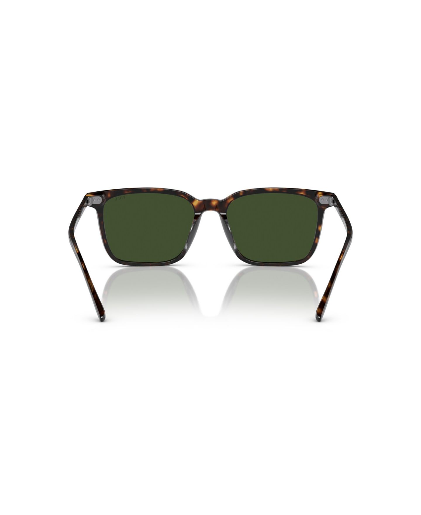 Мужские солнцезащитные очки Polo Ralph Lauren Square Sunglasses, PH4194U, цвет: Блестящий светлый золотой — фото 4