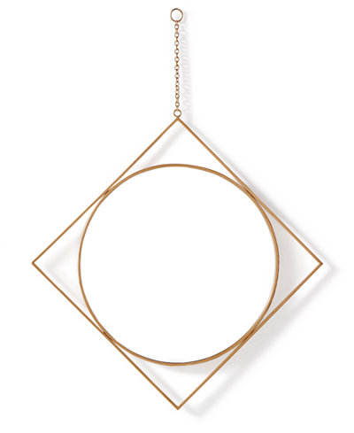 Home Design Studio Diamond Pendant Mirror, Only at Macy's