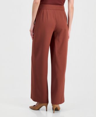 Women's Mid-Rise Wide-Leg Pants