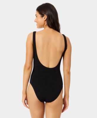 Women's Popcorn Scrunch Texture One-Piece Swimsuit