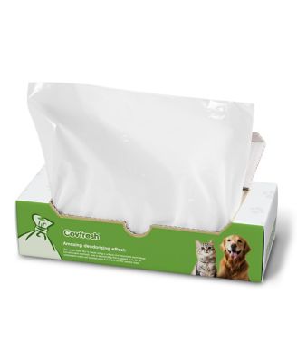 Odor Blocking Dog Poop Bags, L-220 Bags with Dispensers Box