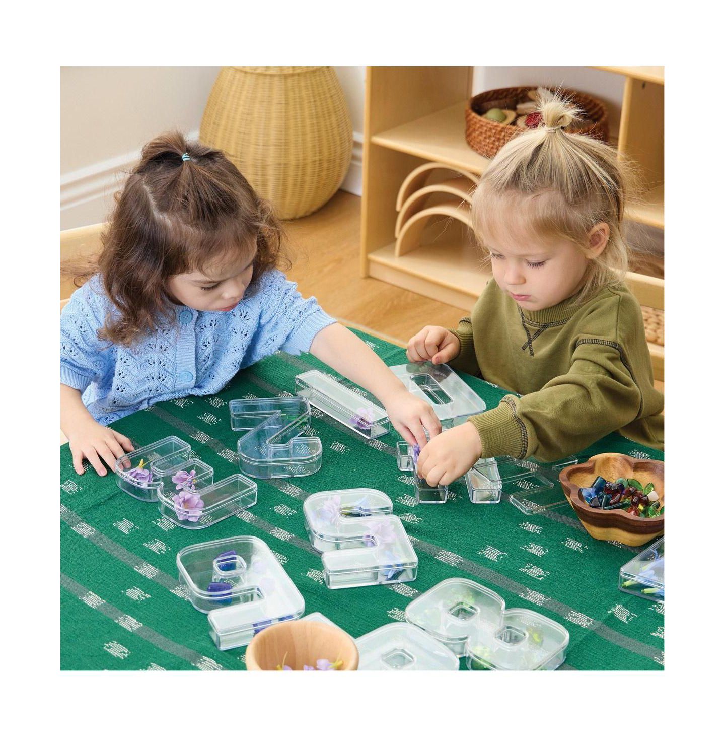 Детские игрушки Kaplan Early Learning Numbers 0 through 9 Loose Parts Trays, цвет: Разноцветный — фото 2