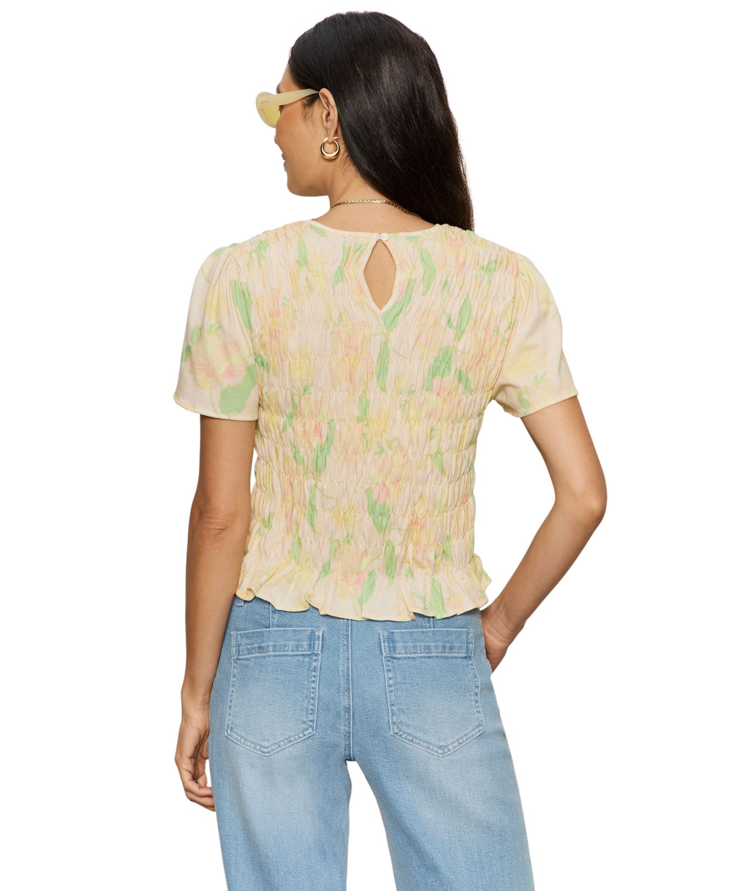 Women's Better Together Floral Smocked Top