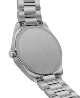 Men's Solar Swiss Stainless Steel Watch, 39mm
