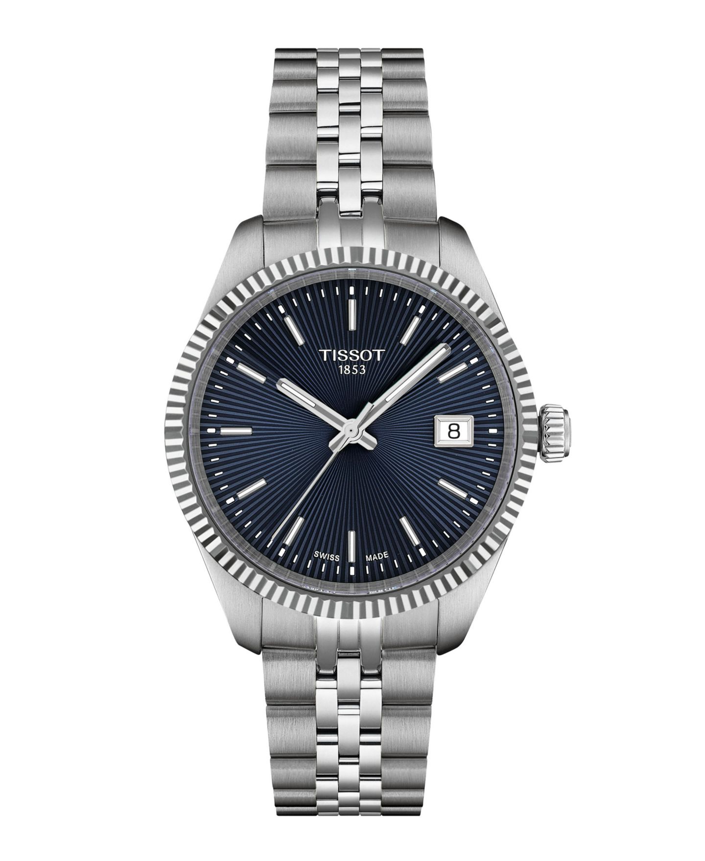 Женские часы Tissot Ballade Silver Tone Stainless Steel Watch, 34mm — фото 1