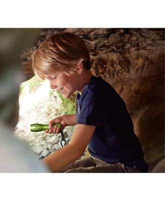 Terra Kids Flashlight with Carabiner Clip, Kids Outdoor Toys, 4 Way Light Ideal for Kids Camping Essentials, Ages 6 and Up