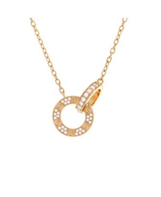 Love Interlocking Pave Necklace