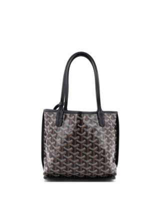 Mini Anjou Reversible Tote Coated Canvas