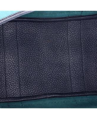 36 Garden Party Tote Toile and Leather