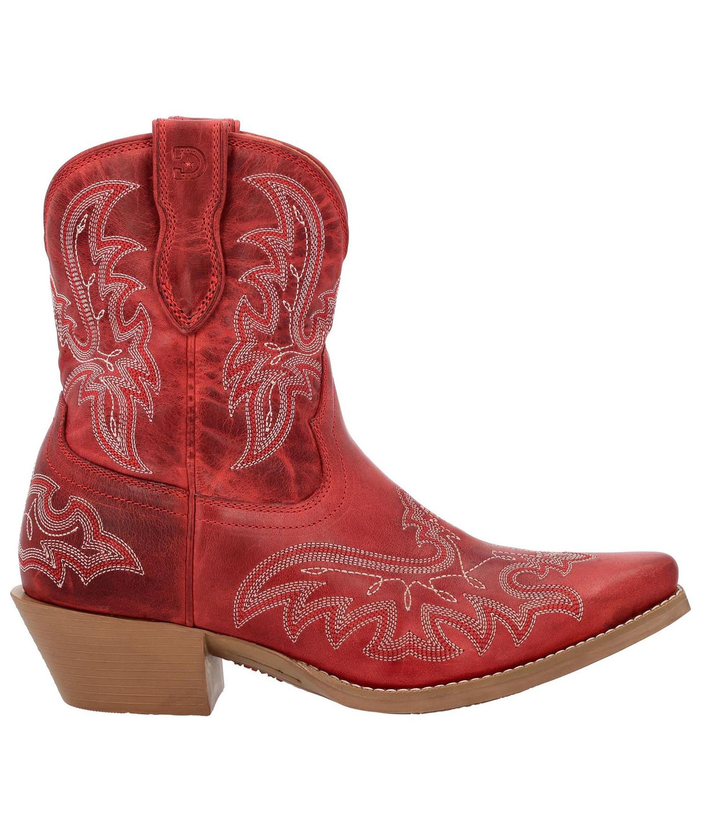Женские ботинки Durango Shyloh Pony Boot, цвет: Малиновый красный — фото 3