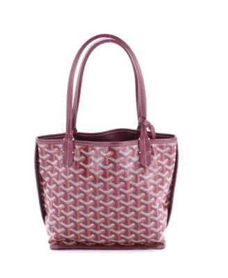 Mini Anjou Reversible Tote Coated Canvas