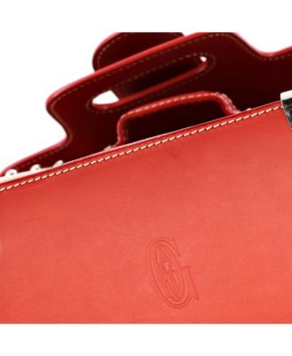 PM Saigon Top Handle Bag Coated Canvas with Leather