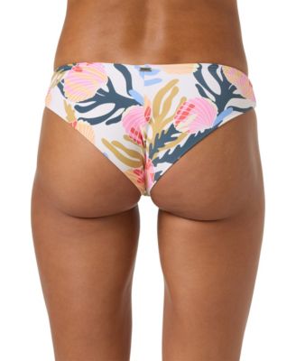 Women's Cora Geo Comber Mid-Rise Bikini Bottom