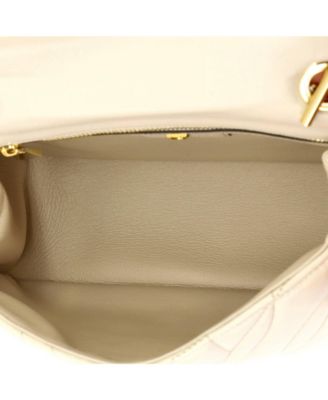 Small Gancini Turnlock Flap Bag Gancini Quilted Leather