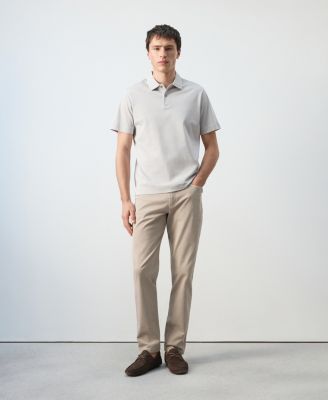 Men's Cotton Fine-Knit Polo Shirt