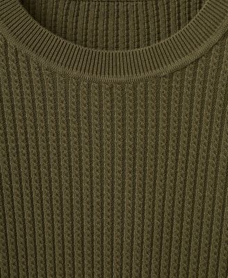 Men's Fine Knit Microstructure Sweater