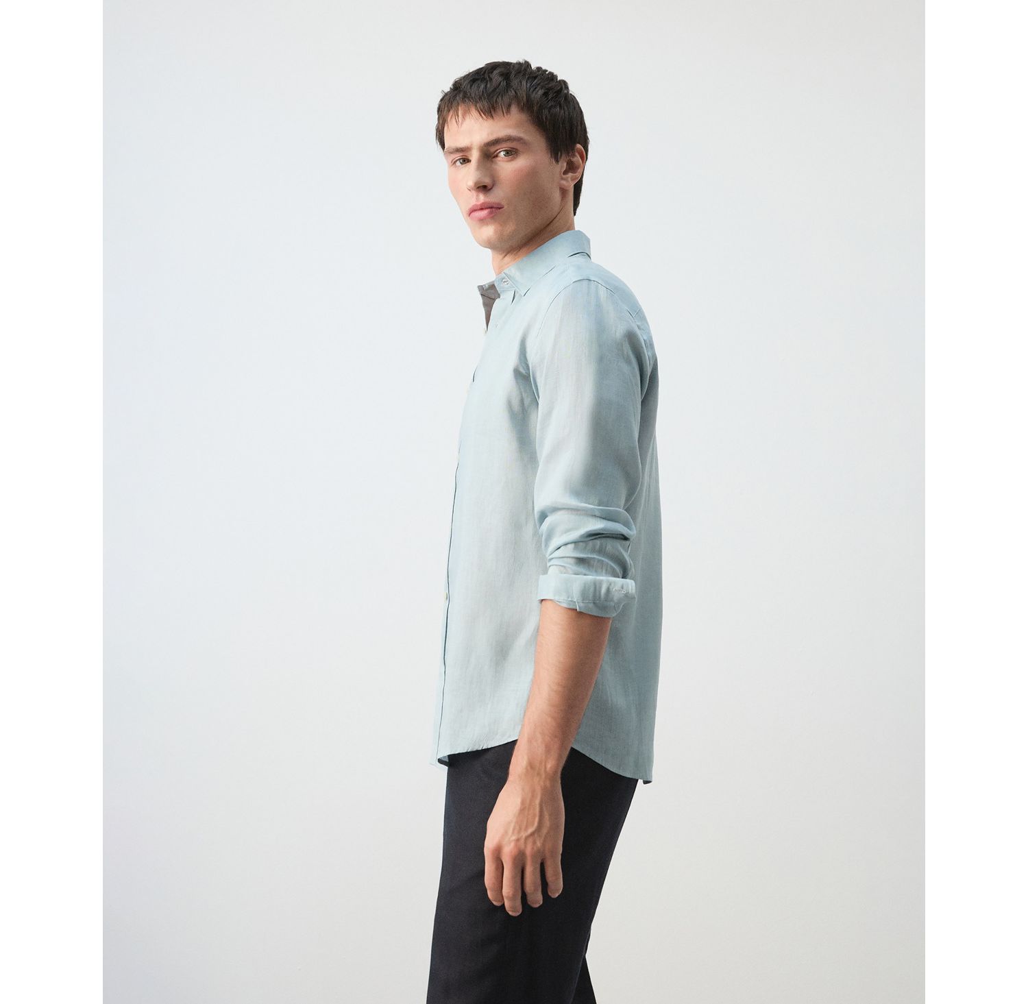 Men's Regular-Fit Linen Shirt
