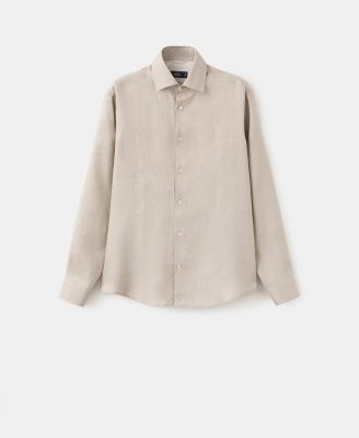 Men's Linen Slim-Fit Shirt