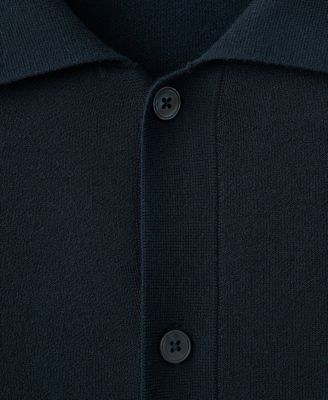 Men's Fine Knit Comfort Stretch Cardigan Sweater