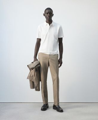 Men's Slim Fit Pique Polo Shirt