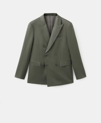 Men's Amalfi Slim Fit Double-Breasted Suit Blazer