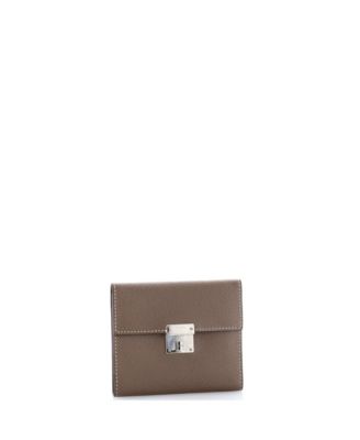 Pre-Owned HERMES 12 Clic Wallet Epsom