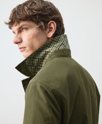 Men's Removable Hood Water-Repellent Parka