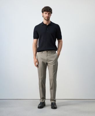 Men's Cotton Slim Fit Twill Pants