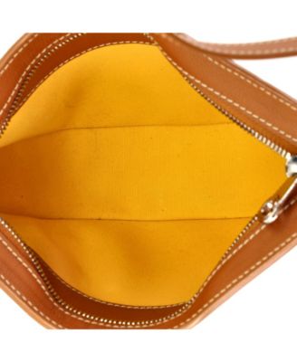 Hirondelle Shoulder Bag Coated Canvas and Leather