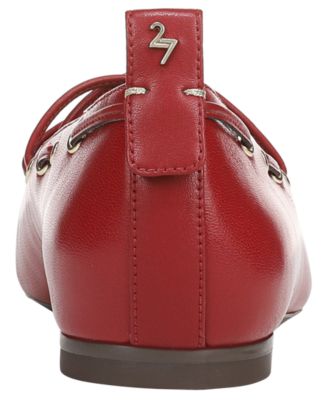 Naturalizer Women's Carla-Ghillie Square Toe Ballerina Flats