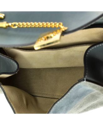 Mini Drew Crossbody Bag Leather and Suede