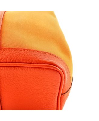 30 Garden Party Tote Toile and Leather