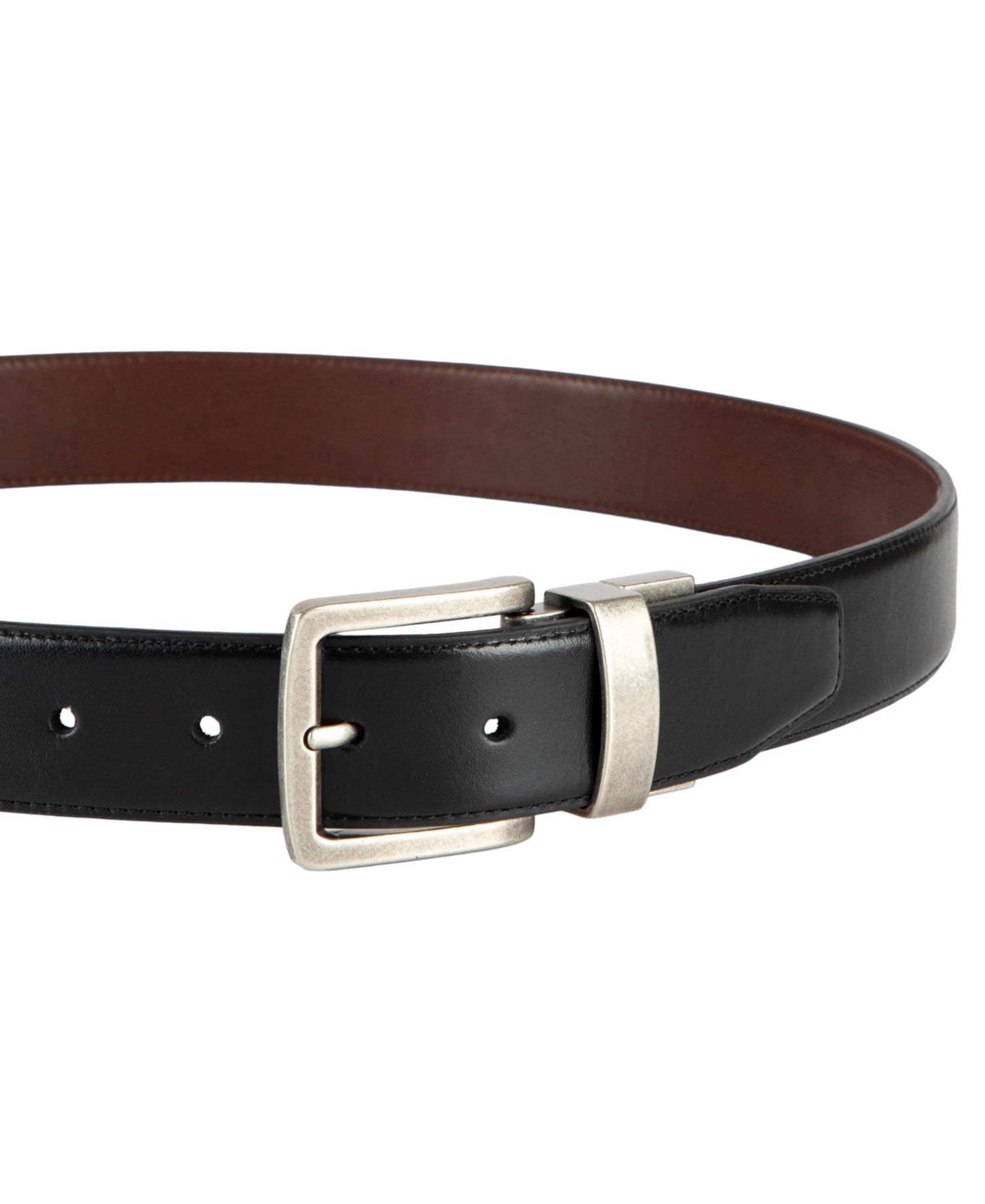 Men's Two-In-One Reversible Dress Belt
