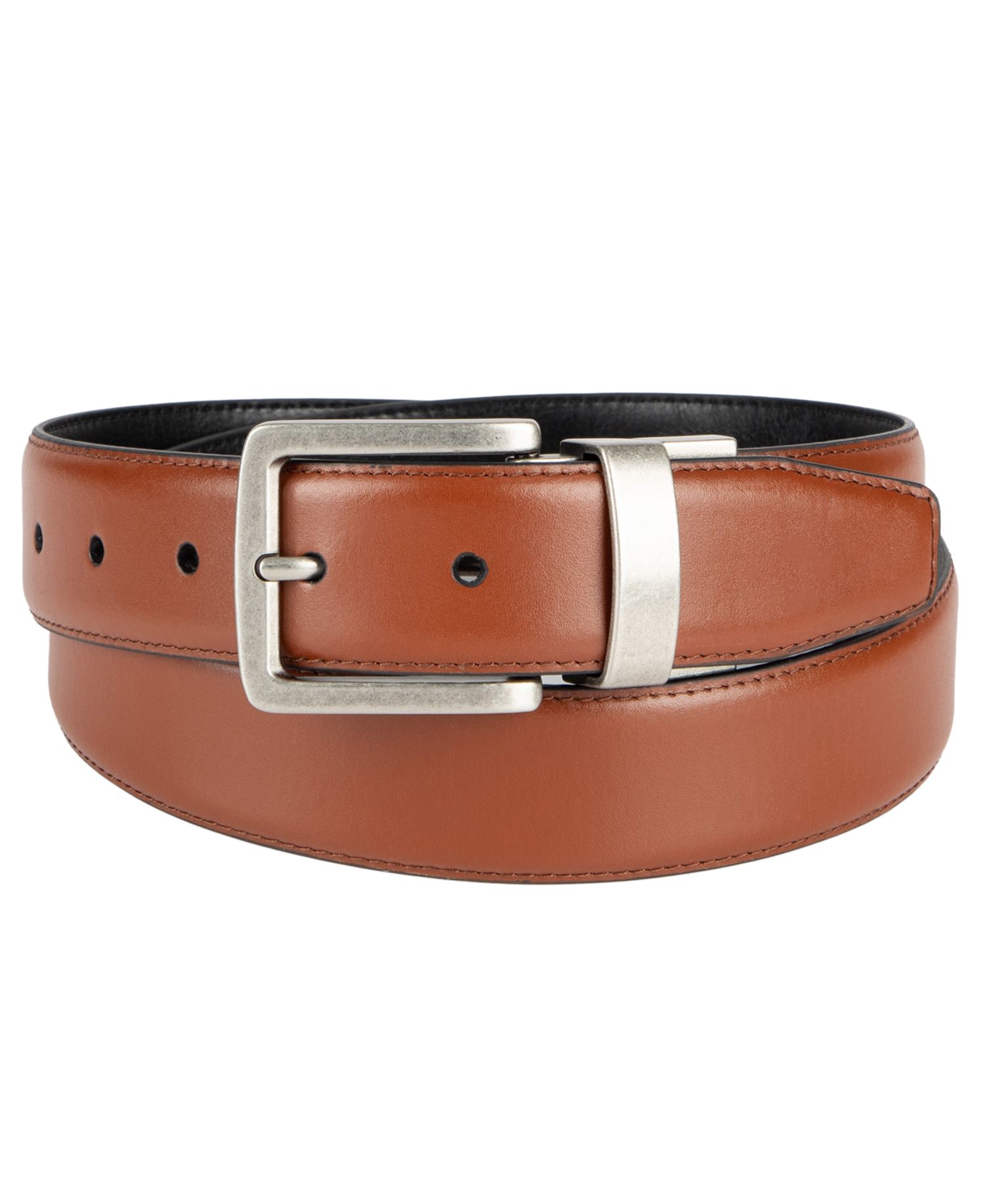 Men's Two-In-One Reversible Dress Belt