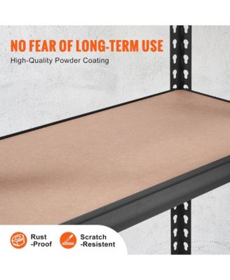 Storage Shelving Unit, 5-Tier Adjustable Metal Storage Shelves, Heavy Duty Organizer Rack for Pantry, Basement, 18" D x 48" W x 72" H