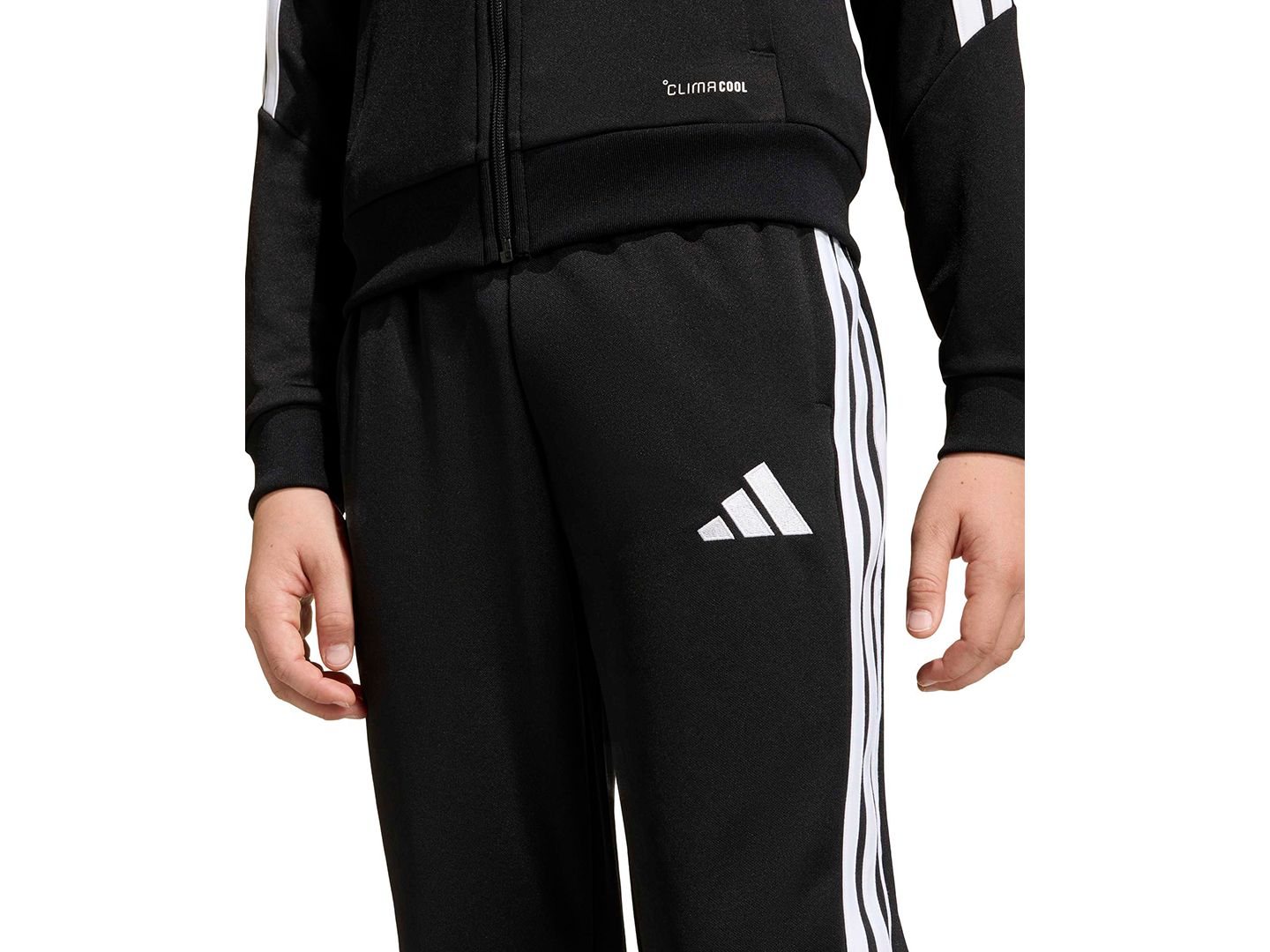 Детские брюки adidas Tiro26 League Training, цвет: Чёрный / Белый — фото 2