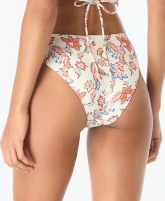 Women's Printed High-Cut Swim Bottoms