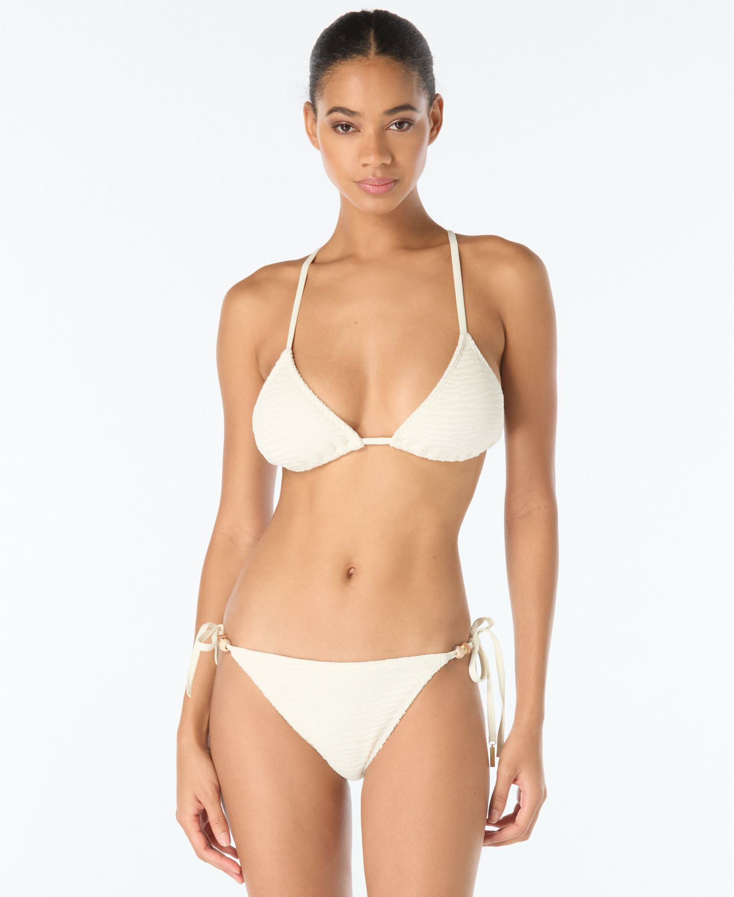 Women's Side-Tie Bead String Bottoms
