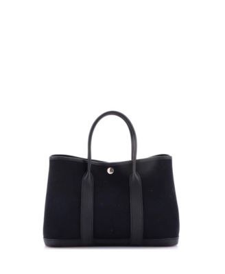 30 Garden Party Tote Toile and Leather