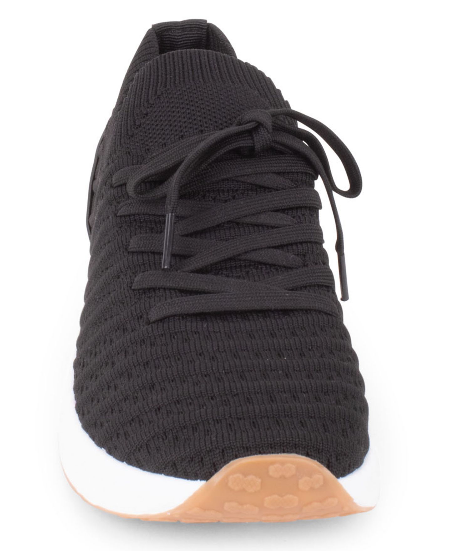 Женские кроссовки Tahari Bentley Lace-Up, цвет: Чёрный / Карамельный — фото 6