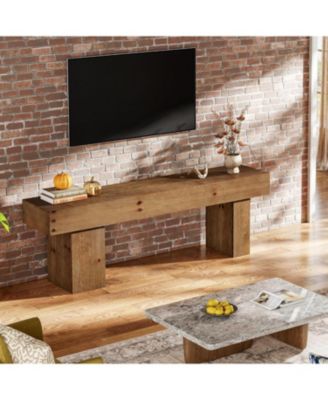 Solid Wood TV Stand, for 55/60/65/75-Inch Television