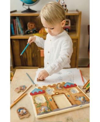 Lion Castle Stamp Game Puzzle