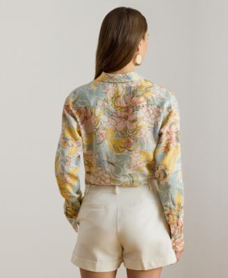 Women's Floral Long-Sleeve Shirt